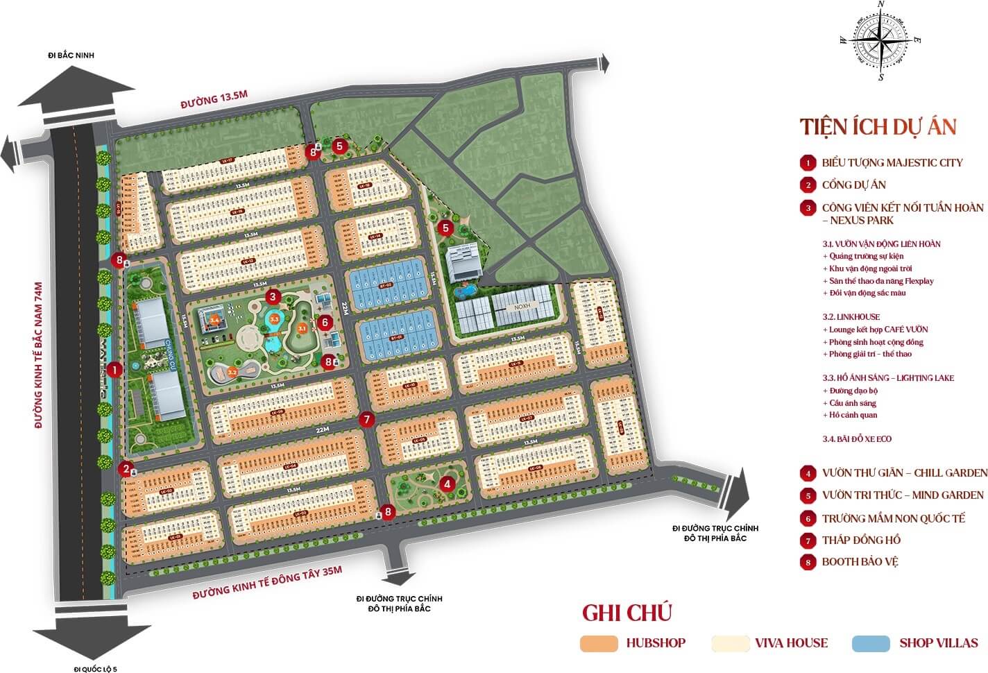 Mặt bằng dự án Majestic City