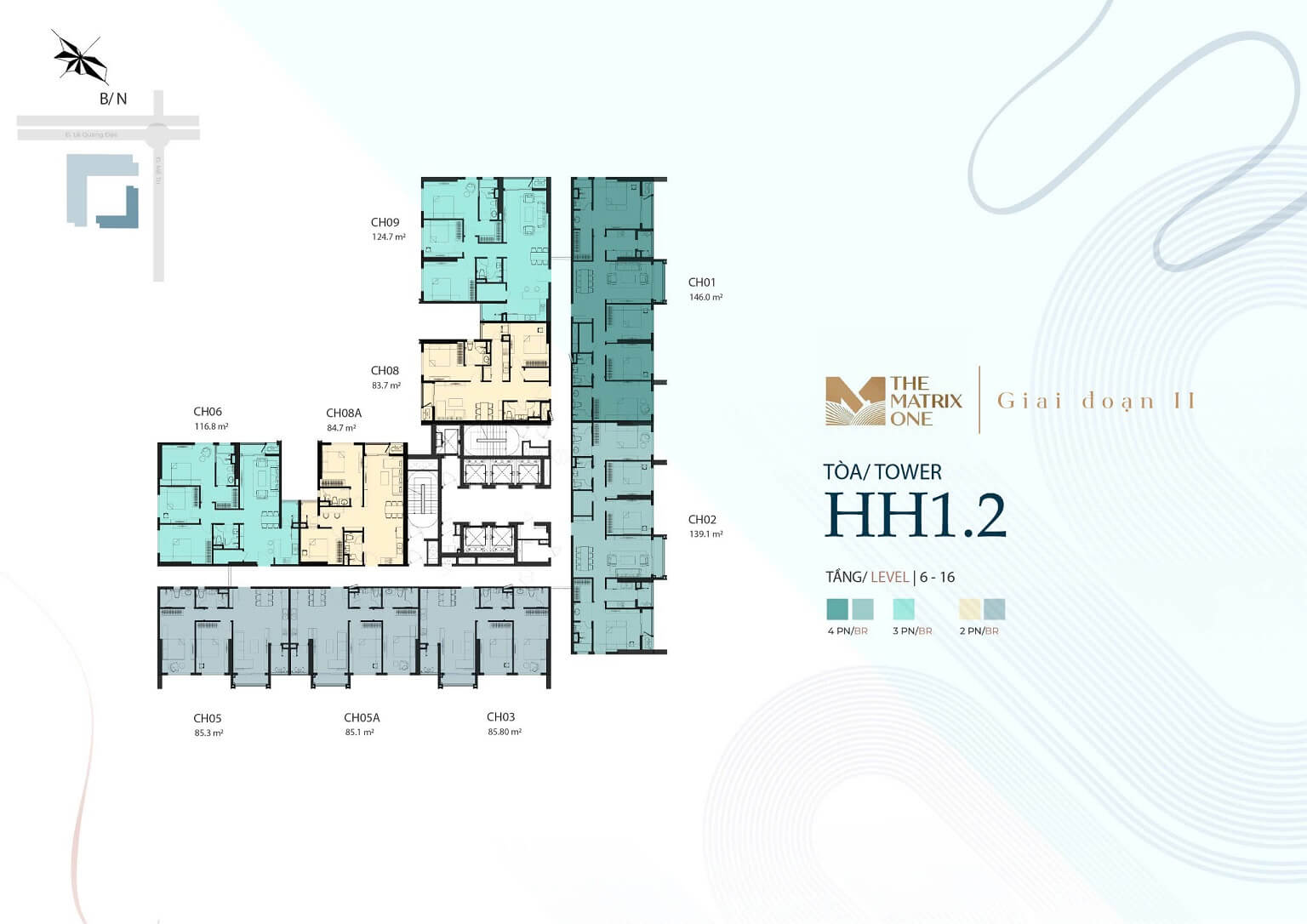 Mặt bằng The Matrix Premium