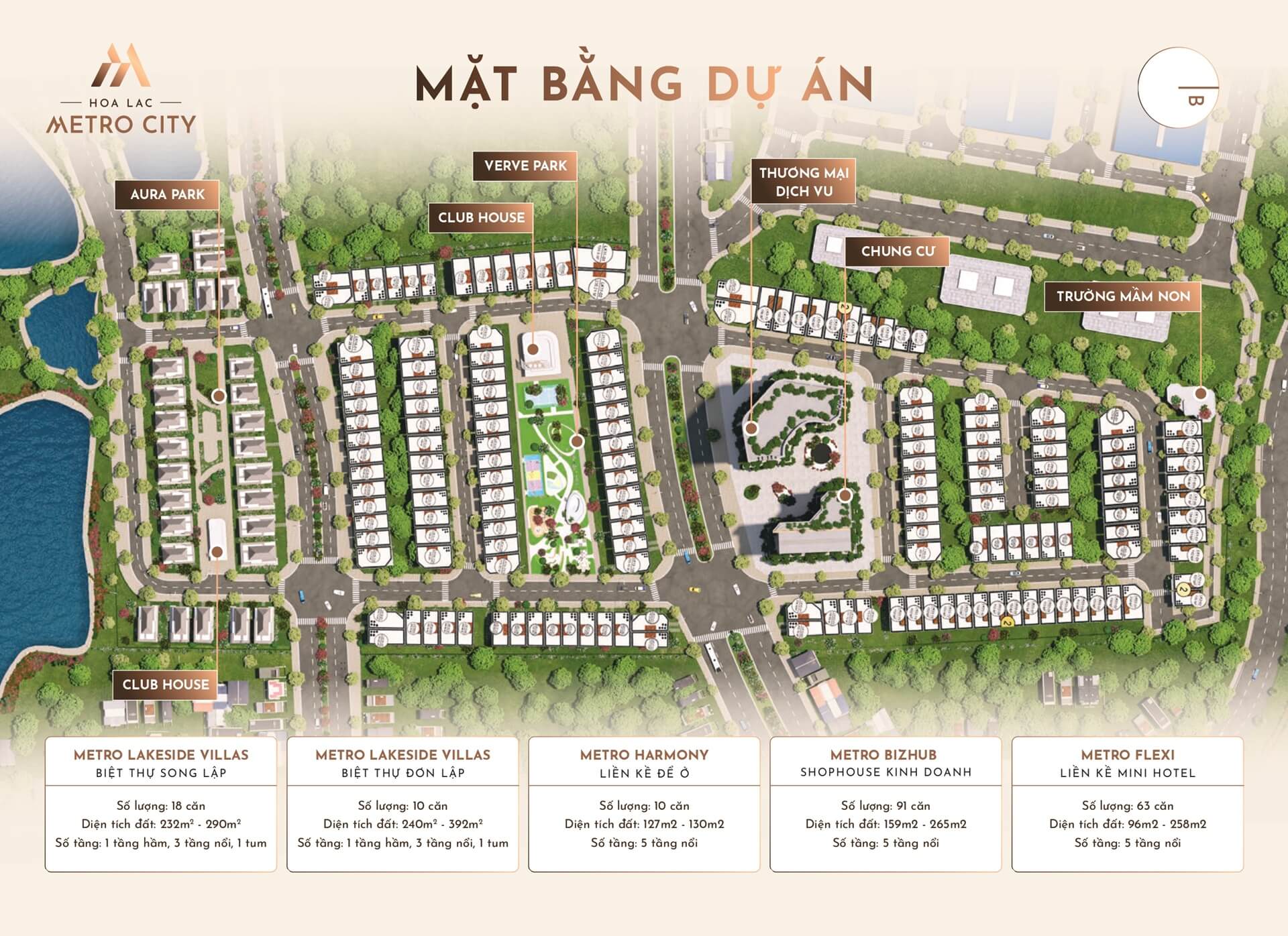 Mặt bằng Hòa Lạc Metro City
