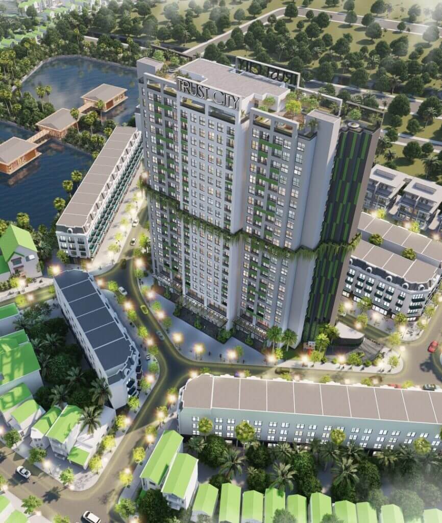Phối cảnh tổng quan dự án Trust City